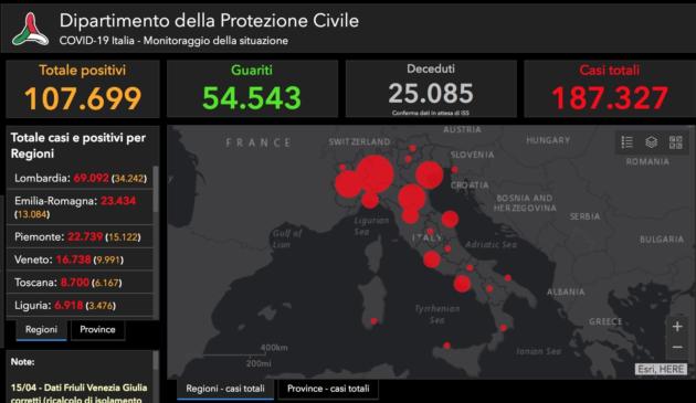 Coronavirus, la mappa dei contagi in Italia article-post