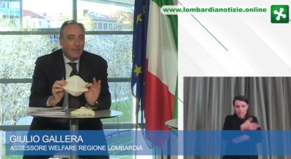 Gallera chiarisce la questione distanza di sicurezza non rispettata a Fiera Milano: «Non era necessario»