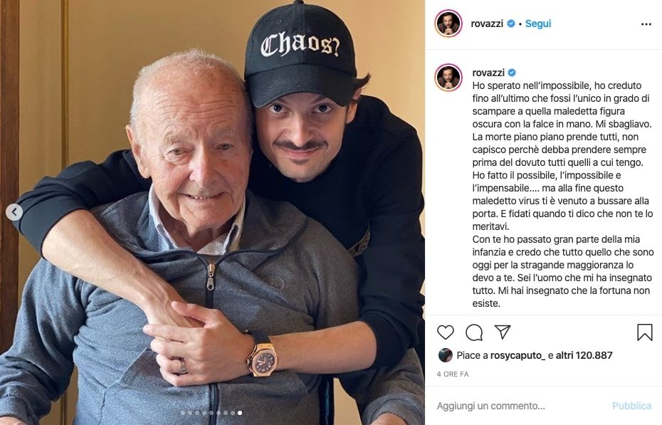 Fabio Rovazzi scrive una toccante lettera al nonno morto di coronavirus article-post