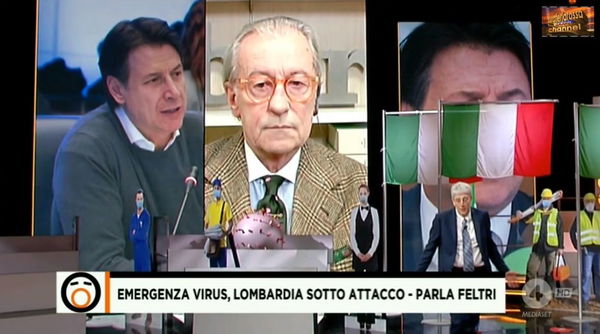 Per Feltri il coronavirus in Lombardia eccita gli animi dei meridionali, che «in molti casi sono inferiori»
