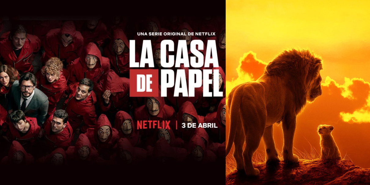 La Casa di Carta è la serie più scaricata al mondo, su Disney+ comanda Il Re Leone article-post