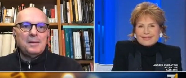 Gruber a Ricciardi sulle mascherine: sarebbe meglio dire che, chi può, la indossi