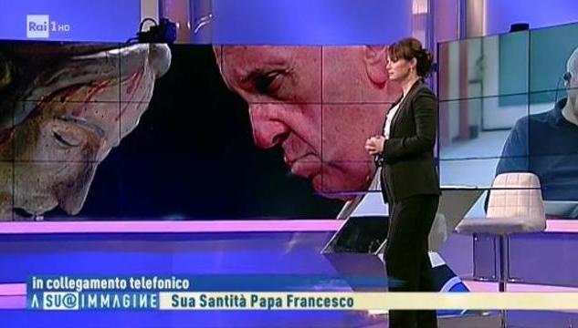 papa francesco telefona rai 1