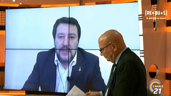 Salvini accusa Conte di ritenersi «un Dio in terra» e di agire «come un monarca» | VIDEO
