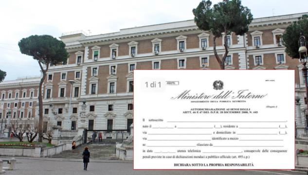 compilazione autocertificazioni