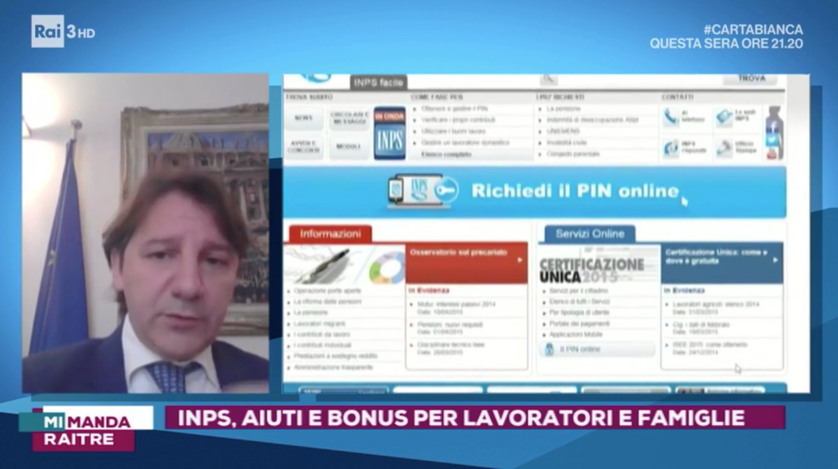 INPS risponde, arriva lo sportello informativo durante Mi Manda Rai 3 article-post