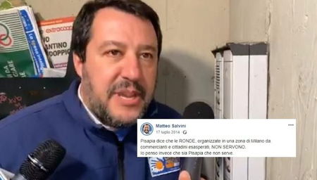 Quando Salvini, che sussurrava ai citofoni, era favorevole alle ronde dei cittadini article-post