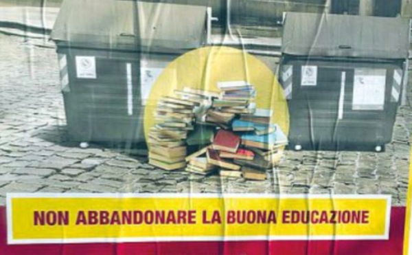 De Gregori contro Ama per i libri come rifiuti: “I nazisti bruciavano i testi in piazza”