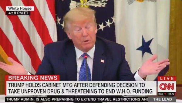 Per Trump, il più alto numero di casi di coronavirus negli Usa è una «medaglia d’onore»