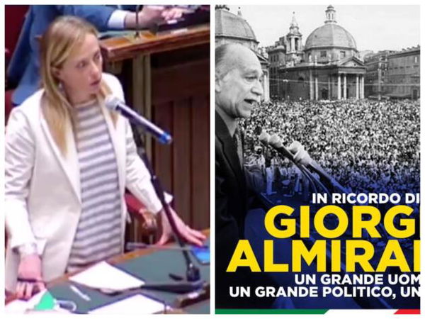 Quello che Giorgia Meloni ha dimenticato di dire nel suo ricordo di Almirante