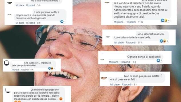 Insulti a Mattarella