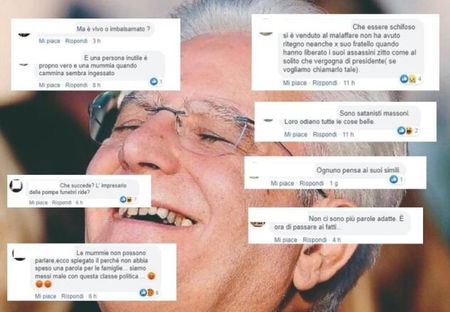 La foto di Mattarella che ride e gli insulti al Presidente della Repubblica sulla pagina social dei Pro Vita article-post