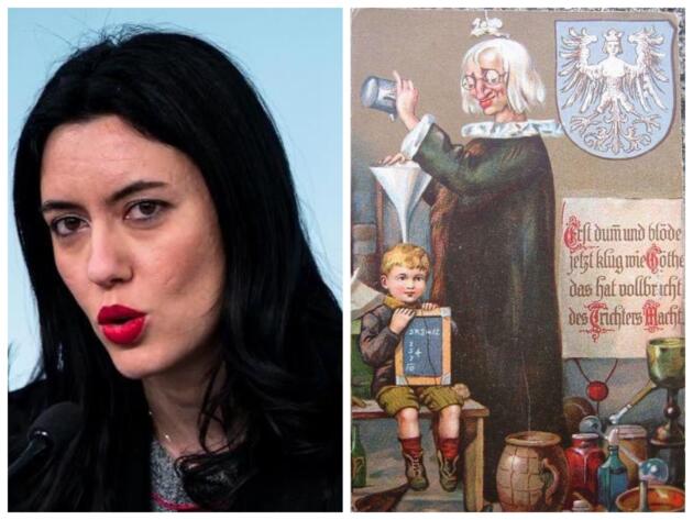Lucia Azzolina spiega la frase degli «alunni riempiti come imbuti» article-post
