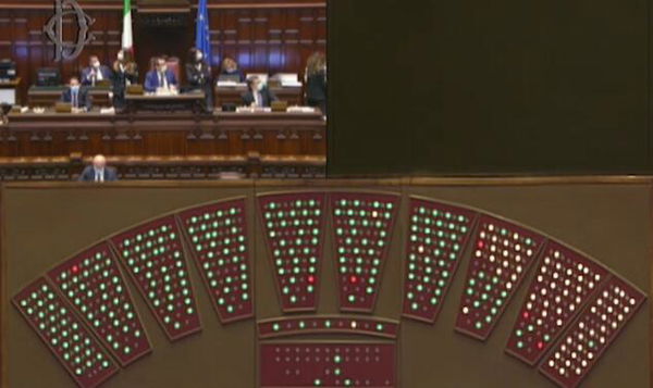 Lo strano caso di Lega e FdI che si astengono dal voto alla Camera sulla ripresa delle messe