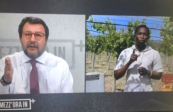 Come Salvini si è ritirato nei suoi cliché quando Soumahoro gli ha detto «vieni con noi a lavorare nei campi»