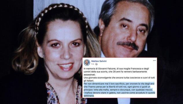 Salvini ricorda Falcone