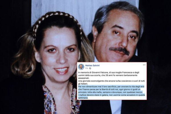 Come Salvini è riuscito a usare anche il ricordo di Falcone per attaccare il governo