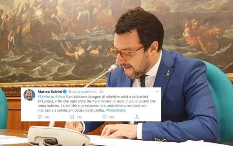 Salvini insiste sulle condizionalità del Mes