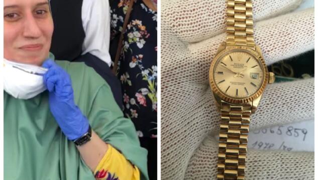 Silvia Romano con Rolex Lady Oro