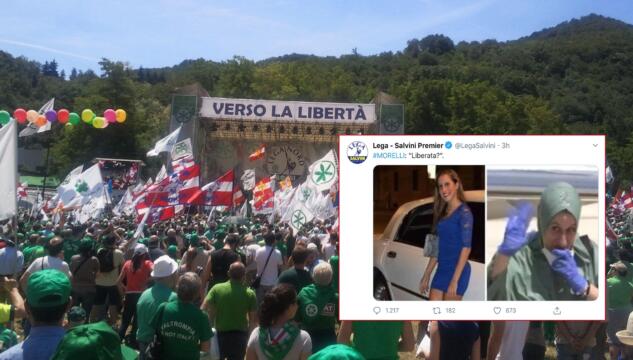 Silvia Romano minigonna