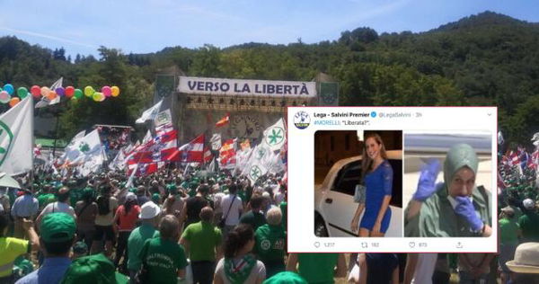 Il cattivo gusto della Lega che pubblica la foto di Silvia Romano con il vestitino da sera