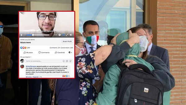 Il messaggio di Silvia Romano ai musulmani italiani: «A presto in sha Allah!»