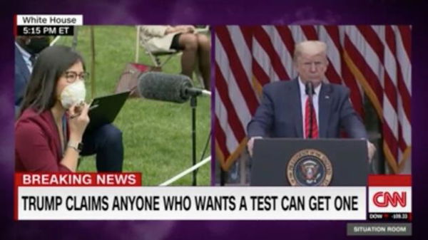 Trump ha chiesto a una giornalista di origini cinesi di porre la sua domanda sul coronavirus alla Cina