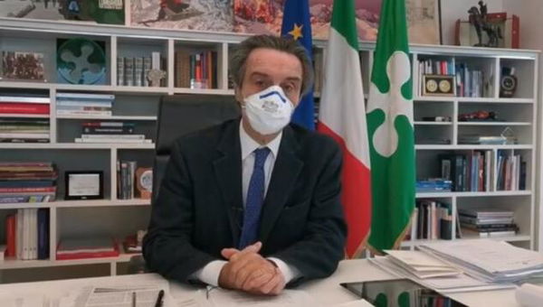 Fontana dice che il dato dei zero morti in Lombardia è «da prendere con le pinze»