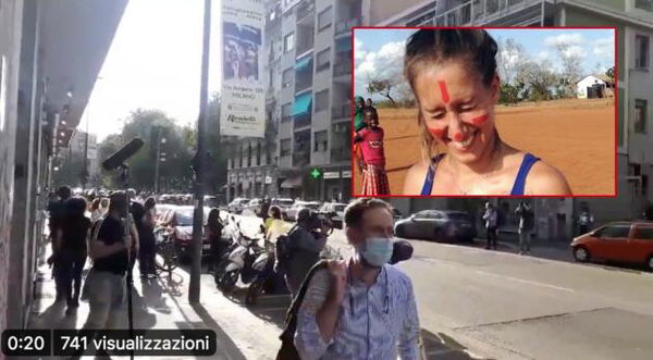 Nel quartiere di Silvia Romano a Milano risuona la musica di Jovanotti con Viva la libertà