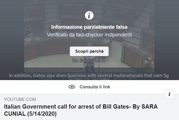 Il discorso di Sara Cunial etichettato come disinformazione da Facebook e segnalato da BuzzFeed article-post