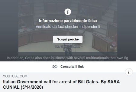 Il discorso di Sara Cunial etichettato come disinformazione da Facebook e segnalato da BuzzFeed article-post