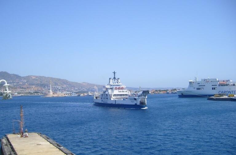 Sullo Stretto di Messina la maggior parte del traffico è in uscita dalla Sicilia