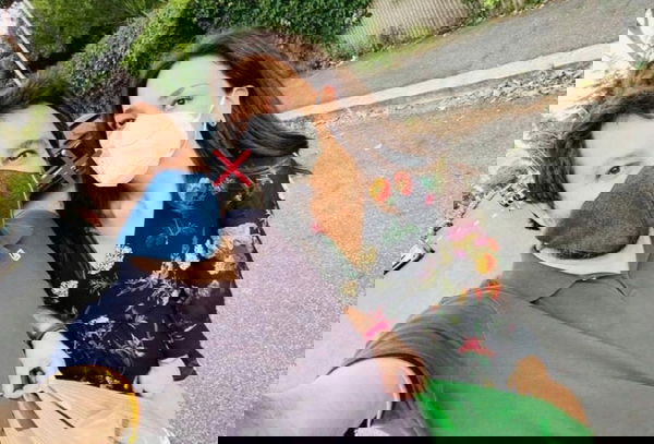 La gaffe di Salvini che mostra una targa in un selfie che pubblica