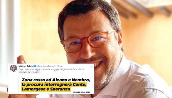 Matteo Salvini ha già scritto la sentenza per un processo che (ancora) non c’è