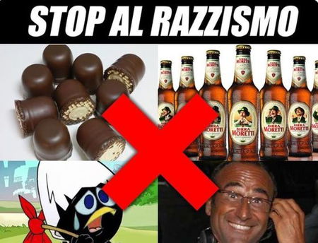 La Lega usa il meme con Carlo Conti tra gli stereotipi degli anti-razzisti article-post