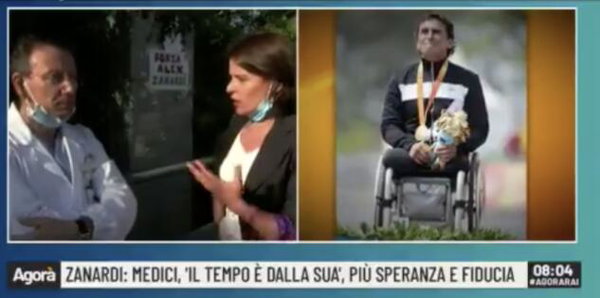 Zanardi, i medici: «Risveglio? Pensiamo più nei prossimi giorni che nelle prossime ore»