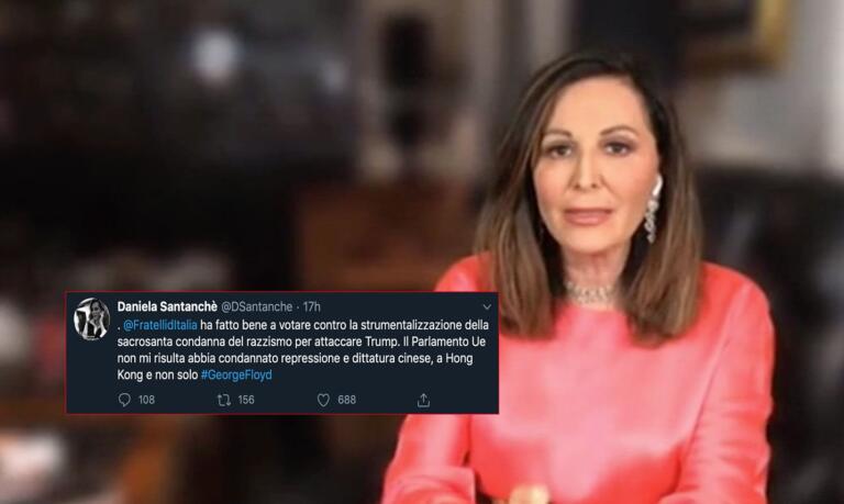 Santanchè:  «Bene non votare risoluzione UE su George Floyd, Parlamento dimentica Hong Kong». Ma non è così