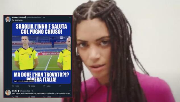 Elodie contro Salvini