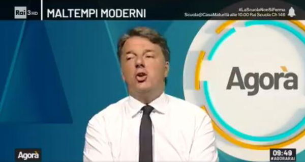 Renzi sulla presunta Lista Conte al 14%: «I sondaggi cambiano, sono come il tempo in montagna»
