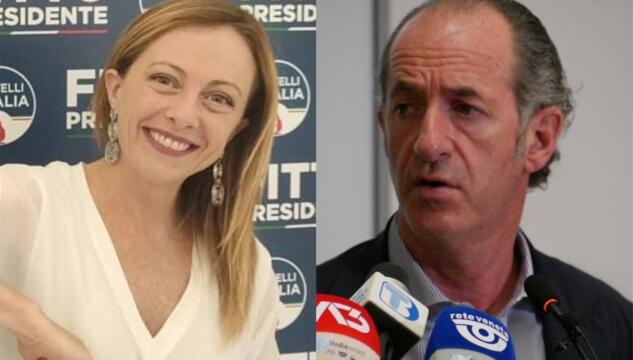 Meloni contro Zaia