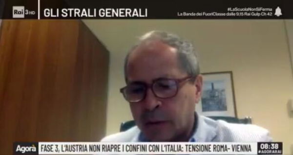 Crisanti va controcorrente e dice che l’Austria fa bene a non aprire i confini con l’Italia | VIDEO