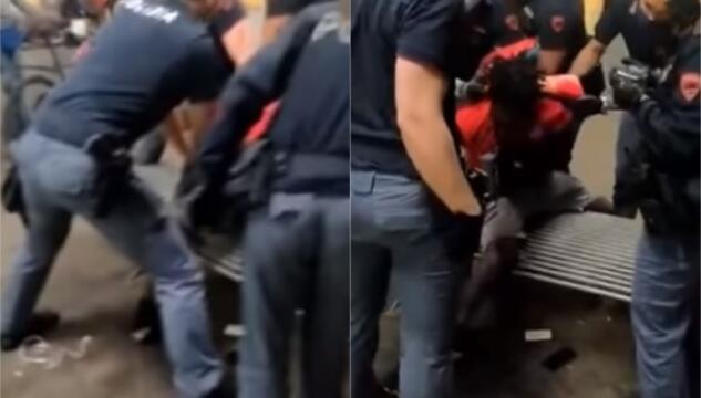 Rider picchiato da Polizia