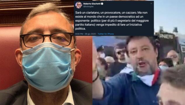 Salvini a Mondragone