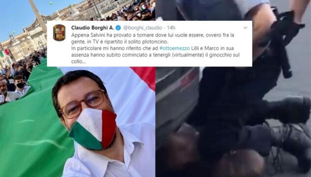 Salvini come George Floyd