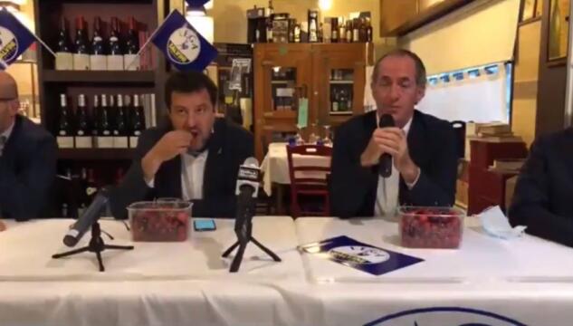 Zaia sulle ciliegie di Salvini