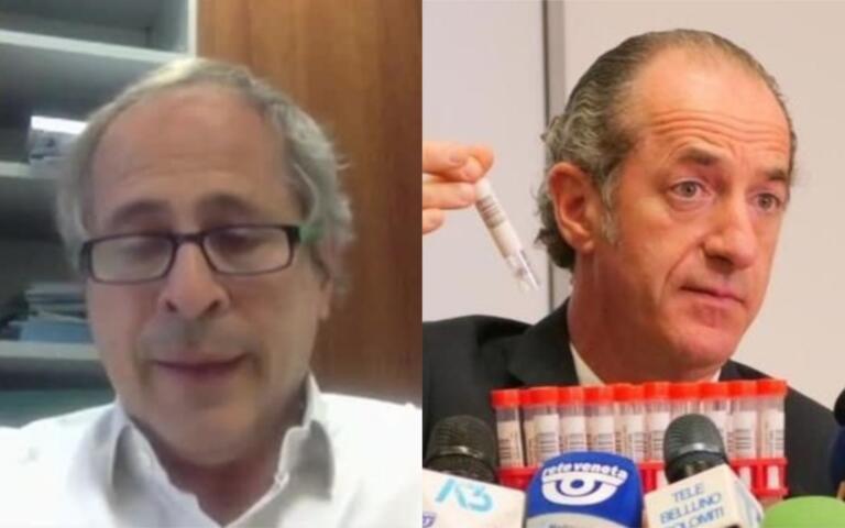 Crisanti dice che due consulenti di Zaia hanno firmato la lettera sulla scomparsa clinica del virus e in Veneto ci sono focolai