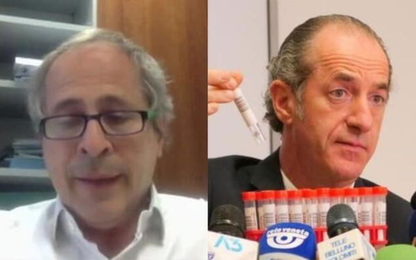 Crisanti dice che due consulenti di Zaia hanno firmato la lettera sulla scomparsa clinica del virus e in Veneto ci sono focolai