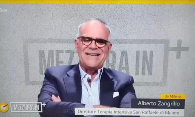 Zangrillo: «Quando ho detto che il virus era clinicamente morto ho usato un tono stonato» article-post