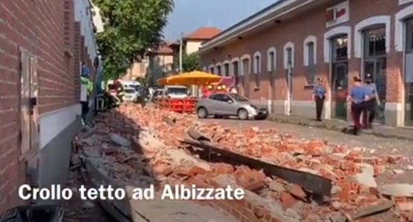 Crolla il tetto di un edificio a Varese, morte madre e figlia travolte dalle macerie