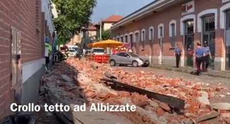Crolla il tetto di un edificio a Varese, morte madre e figlia travolte dalle macerie article-post